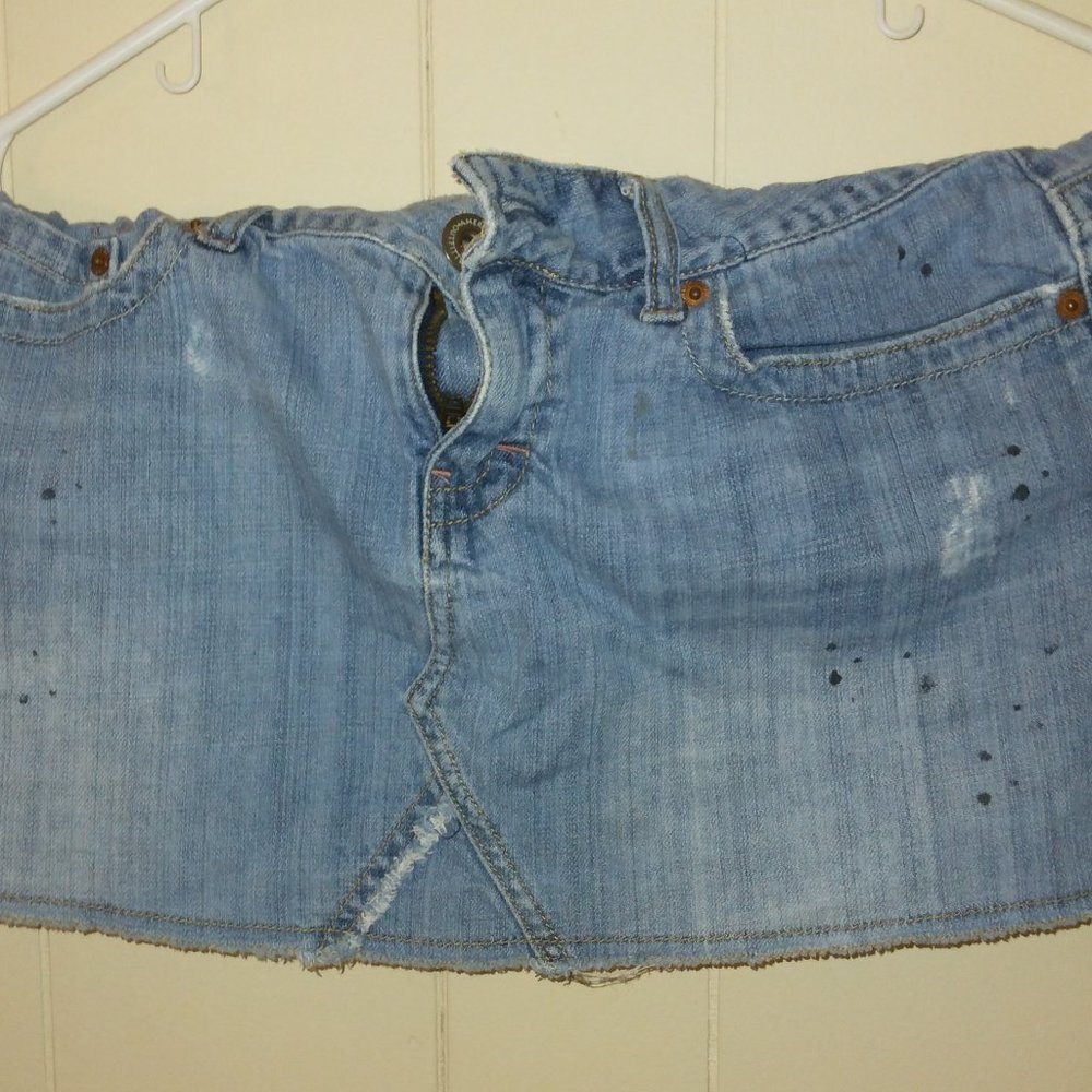 Jean Mini skirt